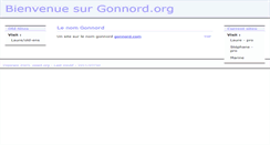 Desktop Screenshot of gonnord.org